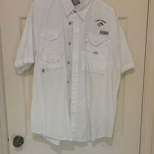 Men’s Columbia White Camp Ozark Shirt